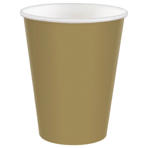 Gold 9 oz. Paper Cups