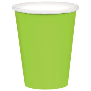 Lime Green 9 oz. Paper Cups