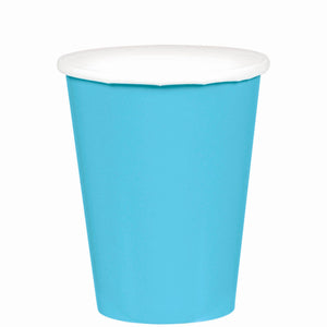 Caribbean Blue 9 oz. Paper Cups