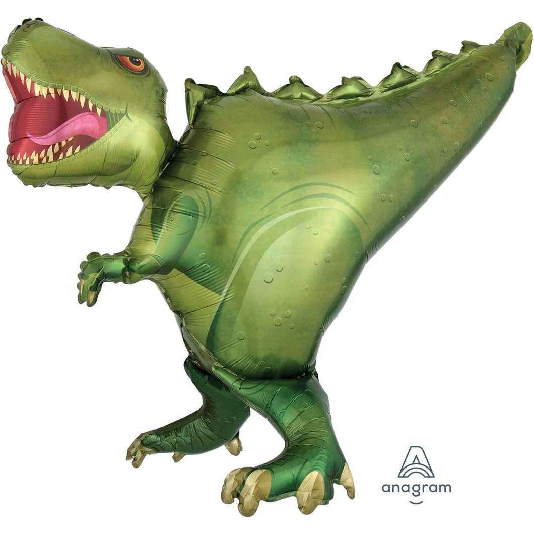 T-Rex Dinosaur Birthday Party Supershape Foil Balloon