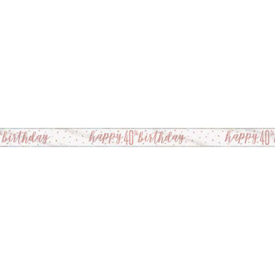 Rose Gold Foil Banner 