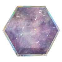 Galaxy Party Hexagon Shaped 9.25