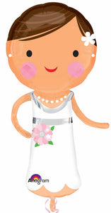 Lovely Bride Supershape Foil Balloon