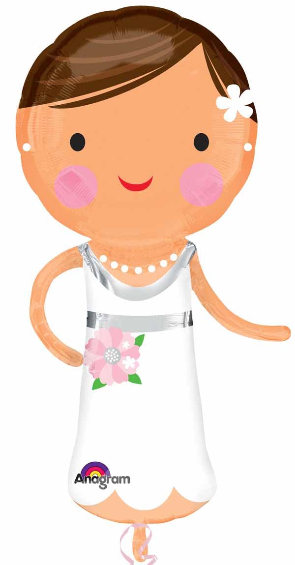 Lovely Bride Supershape Foil Balloon