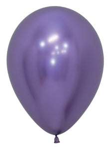 11" Chrome Purple Latex Balloon - 5ct