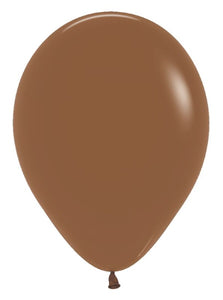 11" Coffee Brown Latex Balloon - 5ct