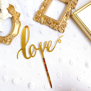 "love" Cake Topper