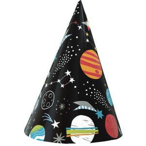 Outer Space Party Hats 8ct