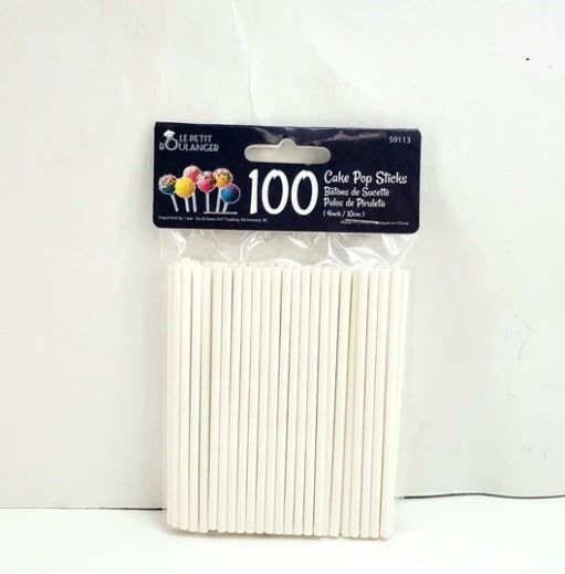 4in Cake Pop Sticks