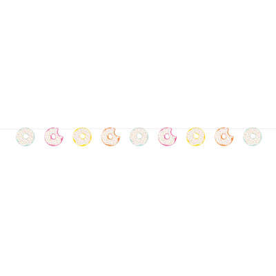 Donut Birthday Party Cutout Banner 7 ft