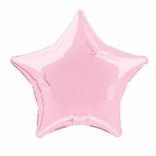 18" Pink Star Shaped Foil Balloon