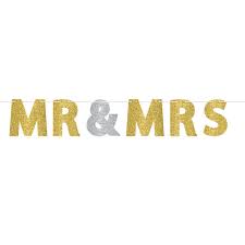 "MR & MRS" Banner