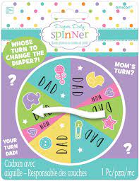 Baby Shower Game - Diaper Duty Spinner