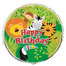 Safari Birthday Party 18" Foil Balloon