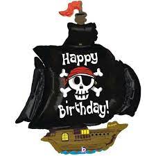 Pirate Birthday Party Supershape Foil Balloon