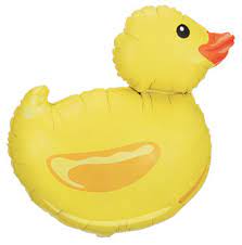 Yellow Duck Supershape Foil Balloon