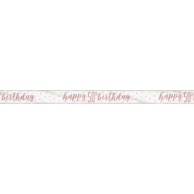Rose Gold Foil Banner 