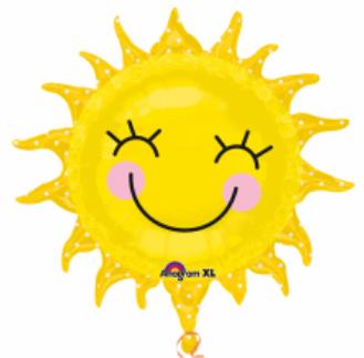 Sun Supershape Foil Balloon