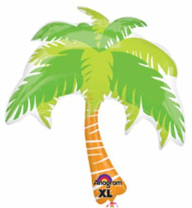 Summer Palm Tree Supershape Foil Balloon