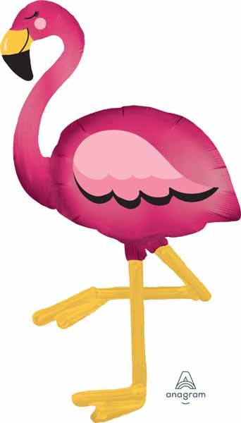 Flamingo Airwalker Foil Balloon