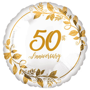 50th Anniversary Foil Balloon