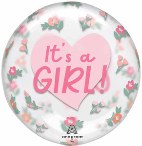 "It's a GIRL!" Deco Balloon