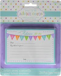 Mom to Be Advice Cards