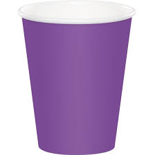 Purple 9 oz. Paper Cups