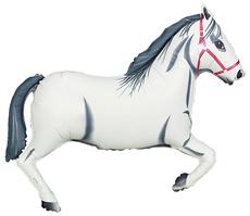 White Horse Supershape Foil Balloon