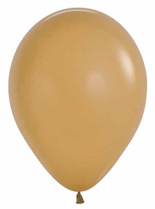 11" Latte Brown Latex Balloon - 5ct