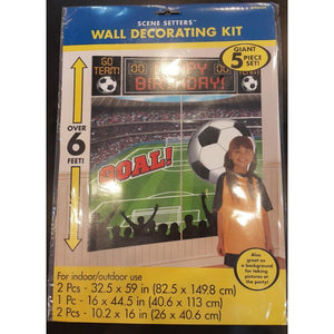 Soccer Party Wall Decorating Kit