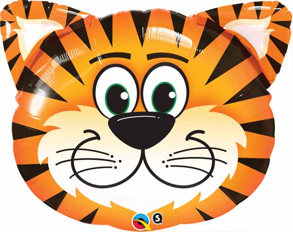 Tiger Supershape Foil Balloon