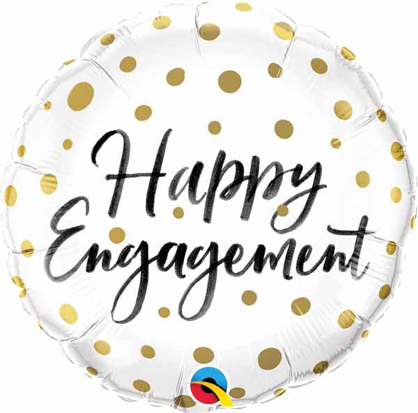 Happy Engagement Foil Balloon