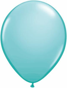 11" Caribbean Blue Latex Balloon - 5ct