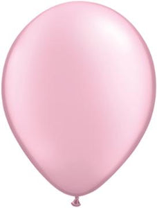11" Pearl Pink Latex Balloon - 5ct