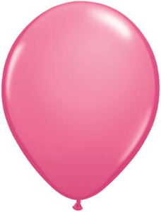 11" Rose Pink Latex Balloon - 5ct