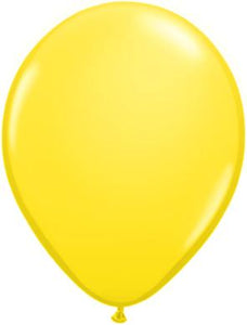 11" Yellow Latex Balloon - 5ct